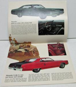 1969 Mercury Dealer Sales Brochure Marquis Marauder Monterey Montego Cougar