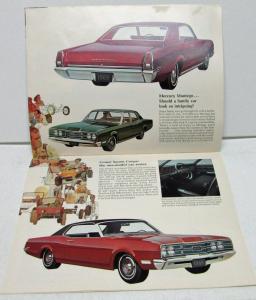 1969 Mercury Dealer Sales Brochure Marquis Marauder Monterey Montego Cougar