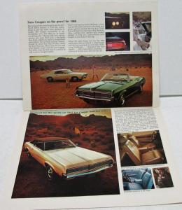 1969 Mercury Dealer Sales Brochure Marquis Marauder Monterey Montego Cougar