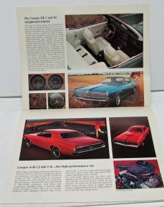 1969 Mercury Dealer Sales Brochure Marquis Marauder Monterey Montego Cougar