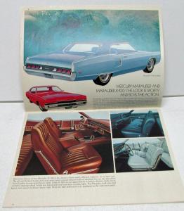 1970 Mercury Dealer Sales Brochure Full Line Features Cougar Marauder Cyclone