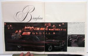 1966 Pontiac Tempest LeMans GTO Catalina Bonneville Grand Prix Sales Brochure