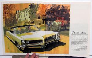 1966 Pontiac Tempest LeMans GTO Catalina Bonneville Grand Prix Sales Brochure