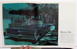 1966 Pontiac Tempest LeMans GTO Catalina Bonneville Grand Prix Sales Brochure