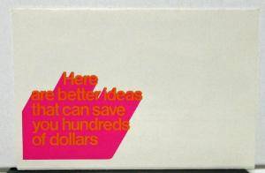 1971 Mercury Dealer Sales Brochure Mailer Full Line Better ideas