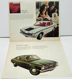 1971 Mercury Dealer Sales Brochure Marquis Monterey Montego Cyclone Cougar Comet
