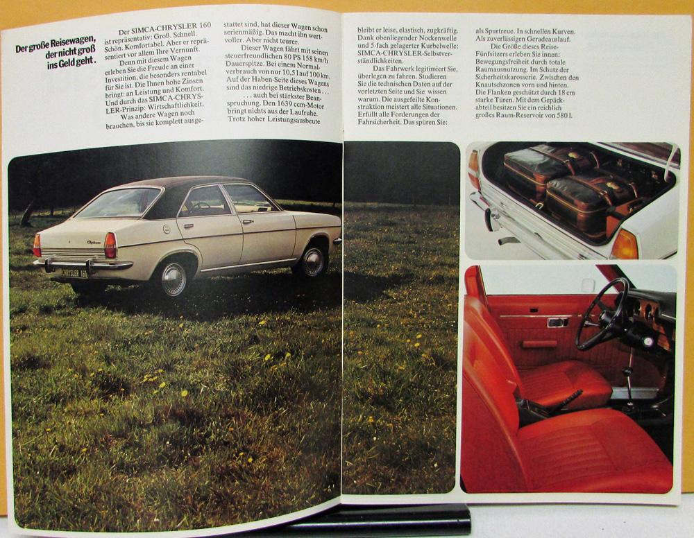 Sunbeam.... N°4466 The Chrysler 180  catalogue  english text  1972   Simca 