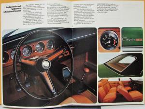 1972 1973 1974 Simca Chrysler 160 180 Color Sales Brochure Original GERMAN Text