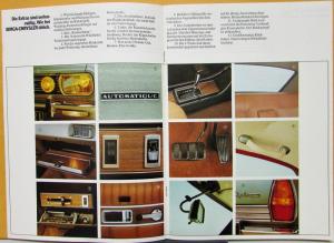 1972 1973 1974 Simca Chrysler 2 Liter Color Sales Brochure Original GERMAN Text