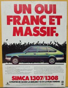 1976 1977 Matra Simca Rancho 1307 GLS Automoto Magazine N Special Edition