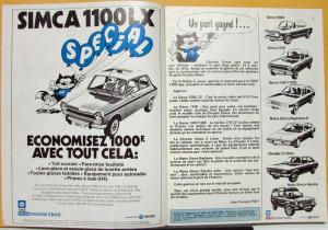 1976 1977 Matra Simca Rancho 1307 GLS Automoto Magazine N Special Edition