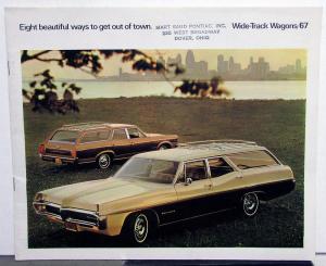 1967 Pontiac Wagons Safari Bonneville Catalina Tempest Custom Sales Brochure