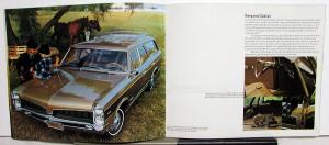1967 Pontiac Wagons Safari Bonneville Catalina Tempest Custom Sales Brochure