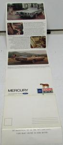 1973 Mercury Dealer Mailer Invitation To See New Models Full Line