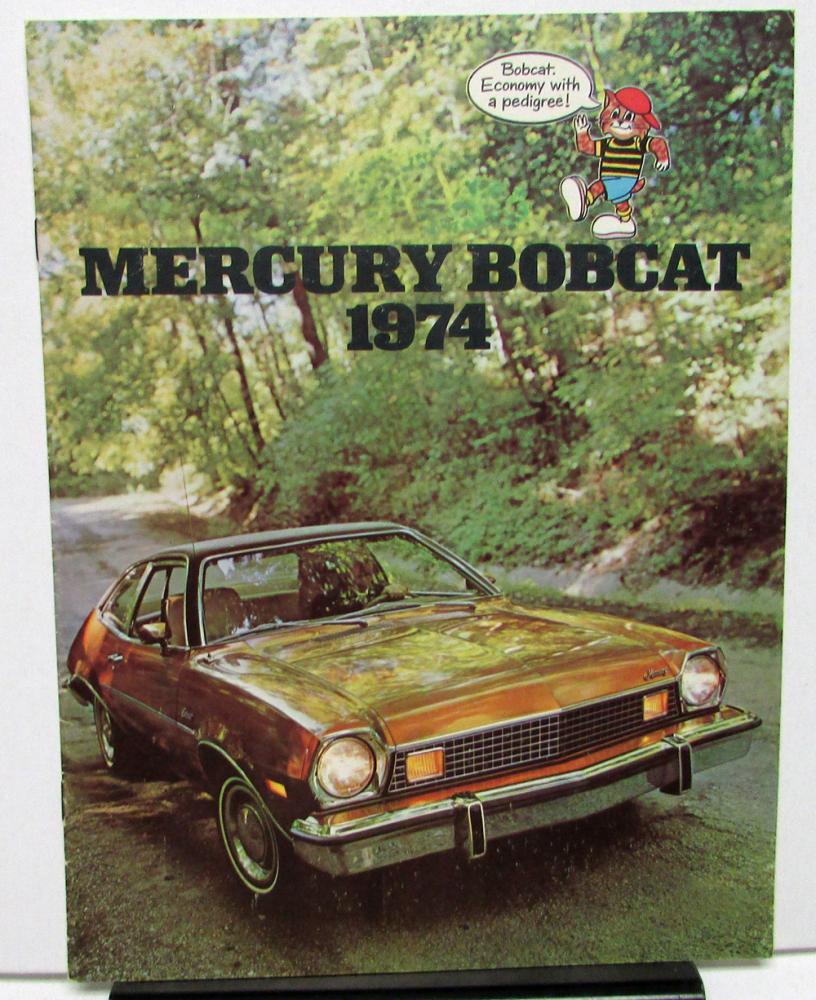 1974 Mercury Canadian Dealer Sales Brochure Bobcat Features Options