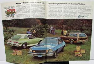 1974 Mercury Canadian Dealer Sales Brochure Bobcat Features Options