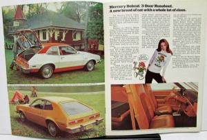 1974 Mercury Canadian Dealer Sales Brochure Bobcat Features Options