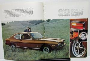 1974 Mercury Dealer Sales Brochure Capri 2000 & V-6 Import Features Original