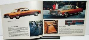 1974 Mercury Dealer Sales Brochure Marquis Monterey Montego Cougar Comet