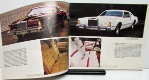 1975 Lincoln Mercury Dealer Sales Brochure Full Line Continental Marquis Cougar