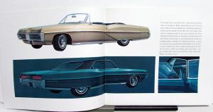 1967 Pontiac Dealer Prestige Sales Brochure Grand Prix Convertible 400 428 HO 67