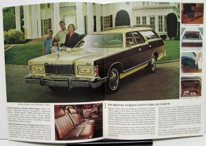 1976 Mercury Dealer Sales Brochure Station Wagons Colony Park Marquis MX