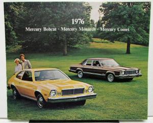 1976 Mercury Dealer Sales Brochure Bobcat Monarch Comet Small Line