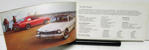 1977 Mercury Dealer Sales Brochure Full Line Small Features Specs