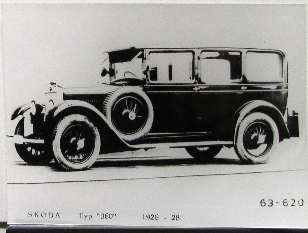 1926 1927 1928 Skoda Auto Car Typ 360 Press Photo