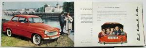 1960 to 1967 Skoda Octavia Super Touringsport Combi Sales Folder FRENCH Text
