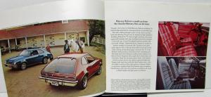 1977 Mercury Dealer Sales Brochure Bobcat Comet Features Options