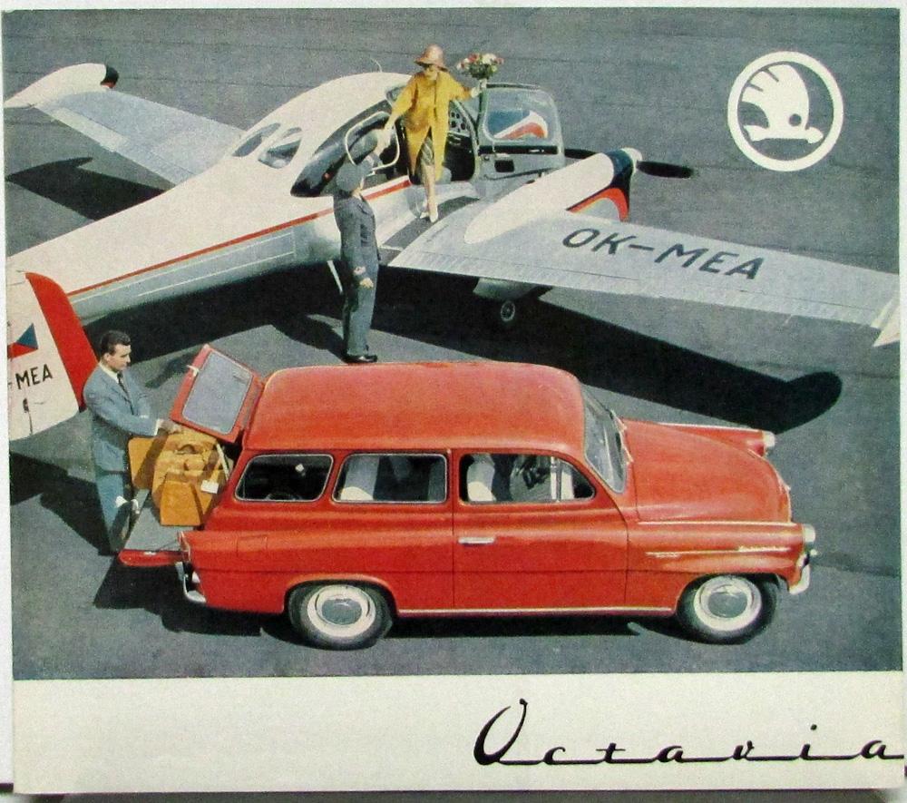 1960 to 1967 Skoda Octavia Combi Station Wagon Sales Folder FRENCH Text