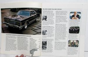 1978 Mercury Dealer Sales Brochure Marquis Grand Features Options