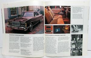 1978 Mercury Dealer Sales Brochure Marquis Grand Features Options