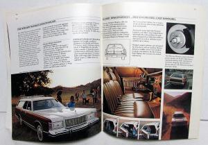 1978 Mercury Dealer Sales Brochure Marquis Grand Features Options