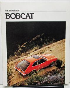 1978 Mercury Dealer Sales Brochure Bobcat Features Options