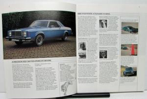 1978 Mercury Dealer Sales Brochure Monarch Features Options