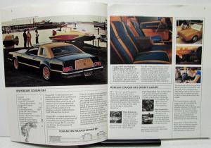 1978 Mercury Dealer Sales Brochure Cougar Features & Options XR-7