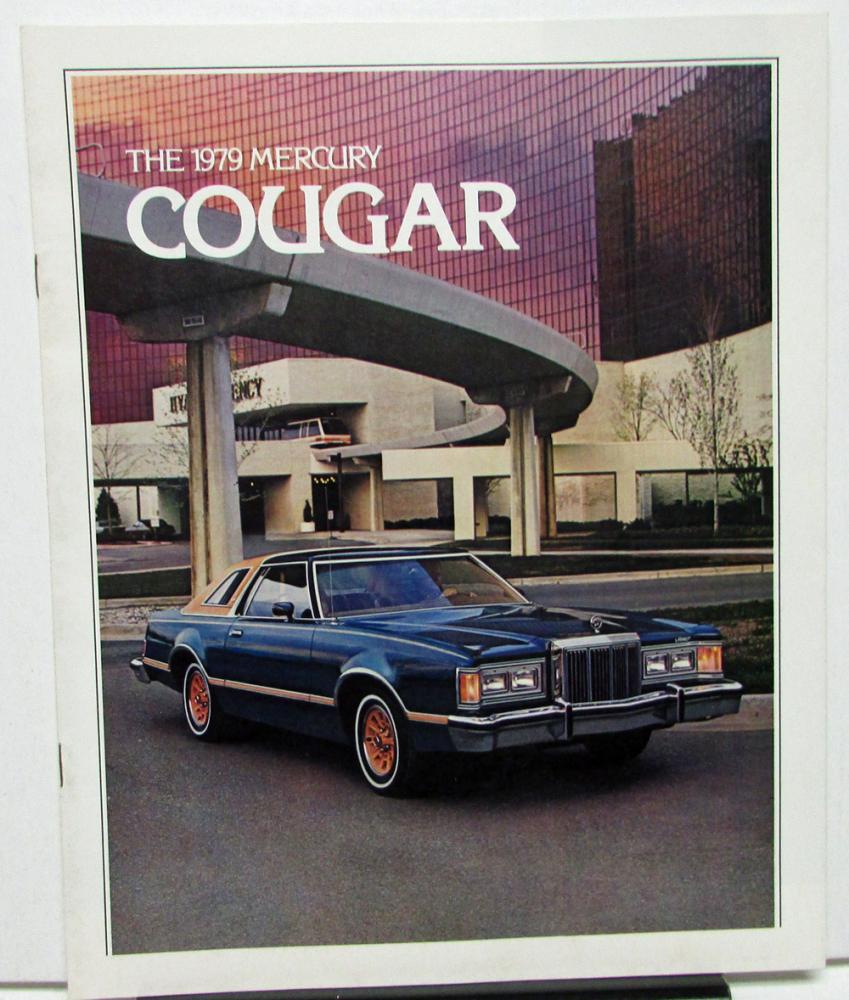1979 Mercury Dealer Sales Brochure Cougar Features & Options XR-7