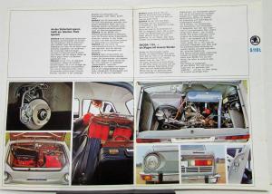 1968 69 70 71 72 73 74 1975 Skoda 110 L Model Czech Sales Brochure GERMAN Text