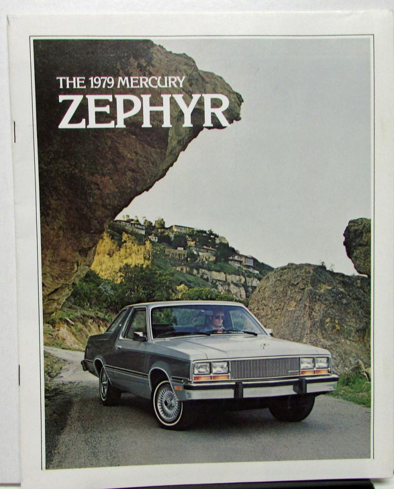 1979 Mercury Dealer Sales Brochure Zephyr Features & Options