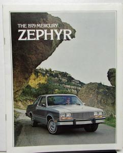 1979 Mercury Dealer Sales Brochure Zephyr Features & Options