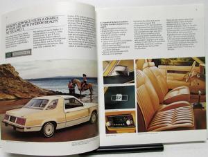 1979 Mercury Dealer Sales Brochure Zephyr Features & Options