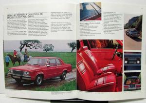 1979 Mercury Dealer Sales Brochure Zephyr Features & Options