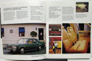 1979 Mercury Dealer Sales Brochure Marquis Features & Options