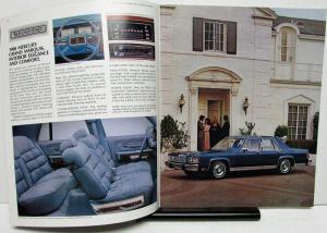 1980 Mercury Dealer Sales Brochure Marquis Features & Options