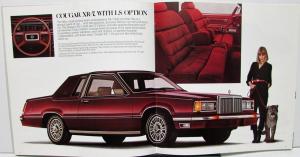 1981 Mercury Dealer Sales Brochure Cougar Features & Options XR-7