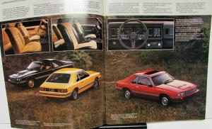 1982 Mercury Dealer Sales Brochure Capri Features & Options