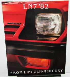 1982 Mercury Dealer Sales Brochure LN7 Features & Options