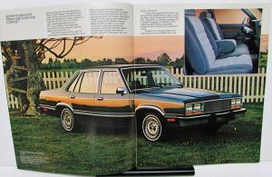 1982 Mercury Dealer Sales Brochure Zephyr Features & Options